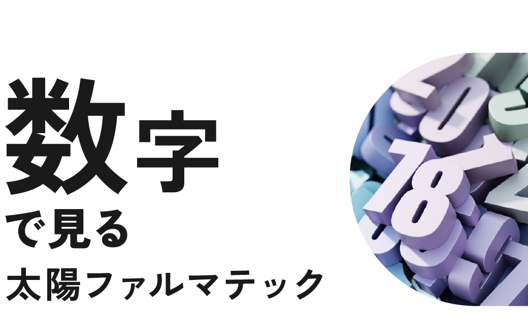 数字で見る太陽ファルマテック